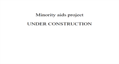 Desktop Screenshot of minorityaidsproject.org
