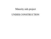 Tablet Screenshot of minorityaidsproject.org